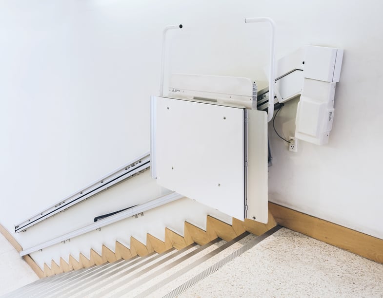 a fitted stairlift